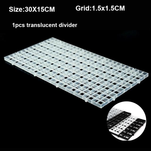 Divisor de Plástico Multifuncional para Aquário: Suporte para Tanque de Peixes e Bandeja de Gotejamento