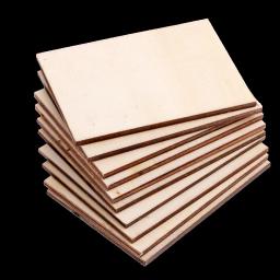 10 peças modelo de placa de madeira balsa folhas de madeira faça você mesmo envio de casa artesanato por ar - Image 4