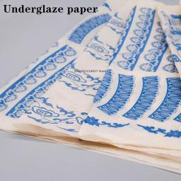 Adesivo de porcelana para artesanato, papel de transferência com argila e cerâmica, flor, alta temperatura, acessórios de pintura faça você mesmo xj33 - Image 3