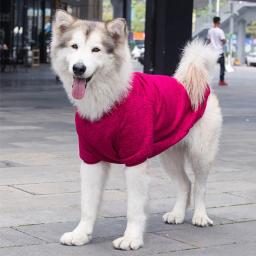 Grandes roupas para cães camisola de inverno tamanho 3xl-9xl roupas para animais de estimação golden retriever casacos para cães - Image 2