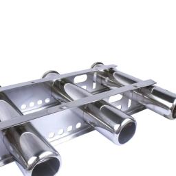 Aço Inoxidável Vara De Pesca Suporte De Armazenamento Rack, Barco Marinho, Iate Acessórios, 4 Tubo, Organizador Do Barco - Image 5