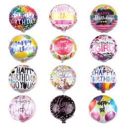 Balões metalizados para decoração de festas de aniversário, globos, brinquedos infláveis para crianças, 18 polegadas, 1 unidade - Image 1