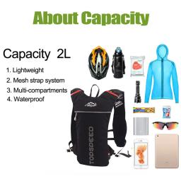 Respirável Mochila De Ciclismo, MTB Hidratação Mochila, Ultraleve, 2L Saco De Água, Bike Riding, Bicicleta, Esporte - Image 6