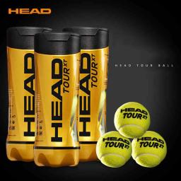 HEAD TOUR-Bolas De Tênis Profissional, Alta Resistência Elástica, Treinamento De Competição, 1 Tanque, 3 Pcs para 1 Tanque - Image 1