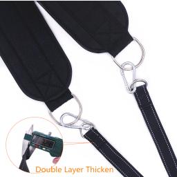 Mergulho Cinto de Levantamento De Peso da aptidão com Cadeia Heavy Duty Cinta Larga Neoprend Grosso Acolchoado para Puxar Ups Agachamento Exercícios de Musculação - Image 5