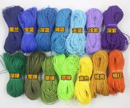 Fio De Couro Encerado Para Fazer Jóias, Multi Cores, Cera, Cordão De Algodão, Corda Para DIY, Pulseiras, Colar, Artesanato, 10m, 1mm, 2 Lot - Image 6