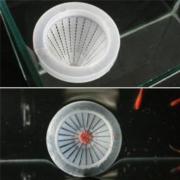 Cone Cup com otário para aquário, alimentador de peixes de aquário, verme vermelho vivo, comida de camarão, animal aquático, 1pc - Image 4