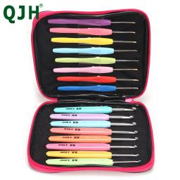 QJH 1.0mm-6mm Crochet Gancho Alça Ergonômica para Mãos Artríticas Extra Long  Agulhas de Tricô para Iniciantes e Fios De Crochê - Image 4