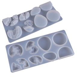 Molde de silicone para resina, forma de cristal, faça você mesmo, argila transparente, resina epóxi uv, moldes de fundição para joias, 1 peça - Image 6
