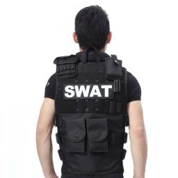 Colete tático preto genuíno masculino, modelo à prova de balas, Cs Protective Equipment - Image 5