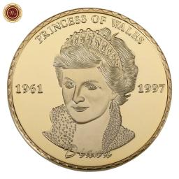 10 peças-conjunto de moedas colecionáveis com suporte de moedas berloques e moedas banhados a ouro-princesa de gais - Image 4