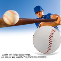 Softball de alta qualidade do PVC, acolchoamento macio, treinamento da prática, basebol mão-costurado, 10" - Image 4