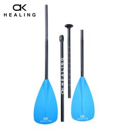 Dual Purpose SUP Paddle para surf e remo, eixo de fibra de vidro ajustável, prancha, caiaque, Stand Up Paddle, 4 peças - Image 4