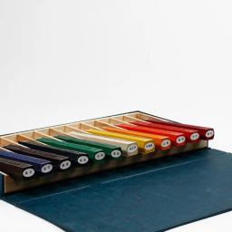 Tinta de caligrafia 12 cores, bastão de tinta para desenho chinês de 12 cores - Image 4