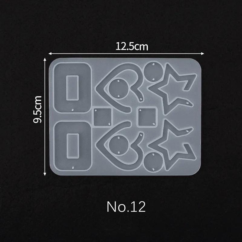 Snasan molde de silicone para brincos pingente jóias fazendo artesanal diy ferramenta uv resina cola epoxy molde de silicone - Image 1