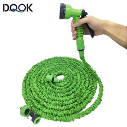 Expansível Magic Water Gun Mangueira Tubo, Carretéis Flexíveis, Pote De Espuma, Lavagem De Carro Pulverizador, 7 Padrões - Image 1