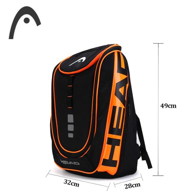 Mochila Esportiva Multifuncional para Tênis com Compartimento para Sapatos e Raquete