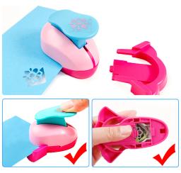 Gravação em relevo diy canto impressão de papel cartão cortador scrapbook shaper grande dispositivo de gravação buraco perfurador crianças artesanal artesanato presente - Image 4