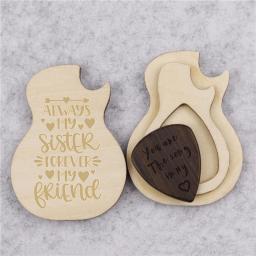 Caixa De Picaretas De Guitarra De Madeira Personalizada, Presente Personalizado, Porta-palheta, Itens Graváveis, Drop Shipping, Dia Dos Namorados, Q0089, 2020 - Image 4