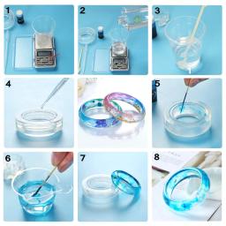 Silicone Epoxy Resin Mold Set, Ferramentas De Fundição De Jóias, Resultados De Brinco, Epóxi DIY Suprimentos - Image 5