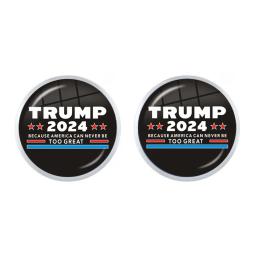 Brincos antigos coleção 2024, coleção eua trump, pingente de vidro, brincos de haste, joias para mulheres e homens - Image 1