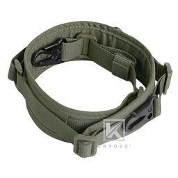 KRYDEX-Tactical Rifle Sling, Strap Modular, Removível, 2 Pontos, 1 Ponto, 2.25 ", Acolchoado, Combate, Tiro, Acessórios de Caça - Image 4