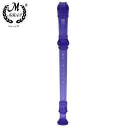 M mbat removível flauta abs agudos clarinete soprano gravador de madeira instrumento musical arco-íris sete cores com haste de limpeza - Image 1