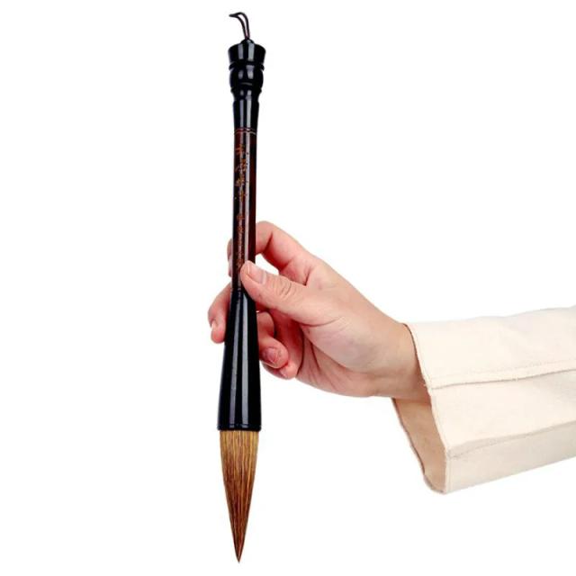 Pincel de Caligrafia Chinesa Grande em Forma de Funil para Pintura e Desenho - 1 Peça Ideal para Artesanato