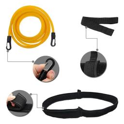 Cinto de natação ajustável para treinamento, Elastic Swim Belt, corda de segurança, ferramentas de piscina, tubos de látex Bandas, acessórios - Image 5