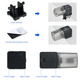Alimentador de peixes automático para aquário, temporizador de alimentação para aquário, dispensador de comida para peixes, tomada ajustável, controle por voz via app para alexa - Image 4