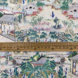 Estilo Chinês Tecido de Costura para Crianças, 100% Algodão, Tecido Vestido, Pintura a Cores, Impresso, DIY, 110cm Largura - Image 5