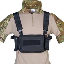 Colete tático peitoral tipo armadura para rifle, acessório para airsoft, caça crx, arma 5.56 - Image 1