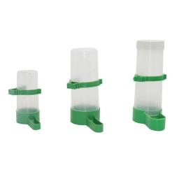 Bebedouro automático para pássaros de estimação, alimentador de água para papagaio, bebedouro regador de pássaros, plástico com prendedor para aviário, barata - Image 1