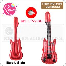Balão De Folha De Guitarra De Instrumento Musical, Balão De Ar De Hélio, Brinquedos Infláveis Para Crianças, Fontes De Festa De Aniversário Clássicas - Image 5