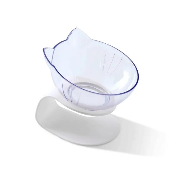 Gato e Cão: Tigela Dupla com Suporte Elevado Antiderrapante para Alimentos e Água