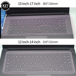 Capa protetora universal para teclado de computador, notebook, à prova d'água, película protetora transparente de silicone 12 "14" 15 "17" - Image 6