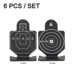 Airsoft bb tiro alvo definido, 6 partes de um conjunto, air rifle tiro alvo, gz33-0180 - Image 1