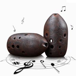 Xun F F G Key Ocarina Flauta, Instrumento musical, Instrumento antigo de sopro, Bom som, 10 buracos - Image 1