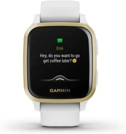 Relógio inteligente garmin prateado, relógio inteligente esportivo à prova d'água com gps, monitoramento de frequência cardíaca, pista de velocidade para corrida e maratona - Image 6