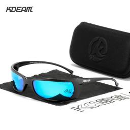 Kdeam-óculos de sol com lentes polarizadas para esportes ao ar livre, modelo masculino com design mínimo de 2021, capa rígida - Image 4