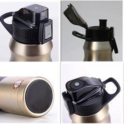 500ml/680ml esporte de aço inoxidável duplo balão de vácuo portátil de escalada ao ar livre garrafa térmica copo de isolamento de chá de café - Image 5