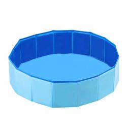 Crianças portáteis jogando cerca piscinas pvc pet piscina cães gatos banheiras banheira de hidromassagem lagoa de água dobrável piscina para animais de estimação - Image 1