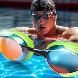 Madwave adulto óculos de natação óculos anti-nevoeiro à prova dwaterproof água competição óculos de natação profissional frete grátis - Image 1