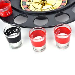 Criativo Rússia Beber Turntable Shot Glass, Roleta Set Novidade, Jogo com 16 Copos de Tiro, Festa Adulto - Image 6