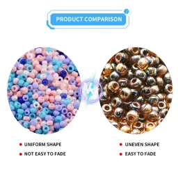 Beads Seed Set para fazer jóias, bordado com fio Beading e agulha, pulseira artesanal e colar, DIY, 2mm - Image 4