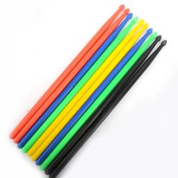 Nylon profissional tambor varas para iniciantes, alças antiderrapantes, bateria acessórios, 5A plástico, atacado, 1 par - Image 1