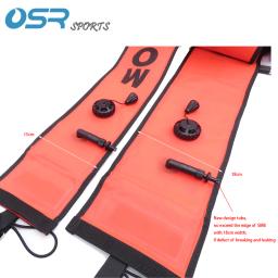 Salsicha Sinal Bóia de Superfície para Mergulho, Tubo de Segurança Inflável, Alta Qualidade, 1.2m 1.5m 1.8m - Image 2