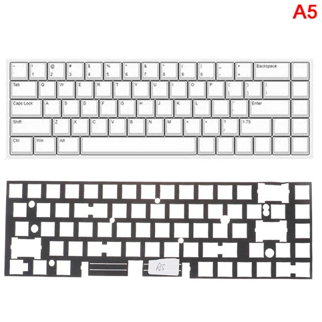 Almofadas Silenciadoras de Algodão para Teclado Mecânico - Folha de Amortecimento e Conforto com Esponja Dimple