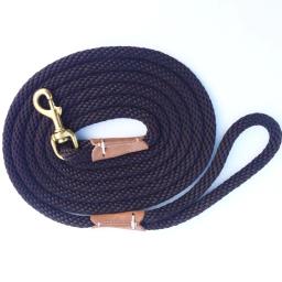 Dog Training Leash Rope, Check Cord, Leve, Pequeno, Médio Dog Tracking Leads, Preto, Cor Vermelha, Long Dog trela, 2m, 5m, 10m - Image 1