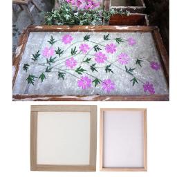 Kit De Fabricação De Papel Retro, Moldura De Tela, Flores Secas DIY, Artesanato De Arte, Artesanato De Moldes De Artesanato, Ferramentas De Reciclagem De Papel De Artesanato - Image 2